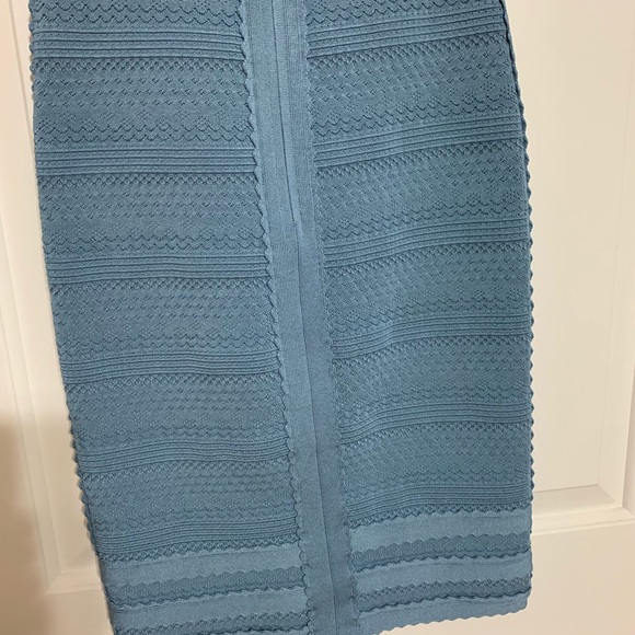 Herve Leger Dress Light Blue S - Picture 6 of 8